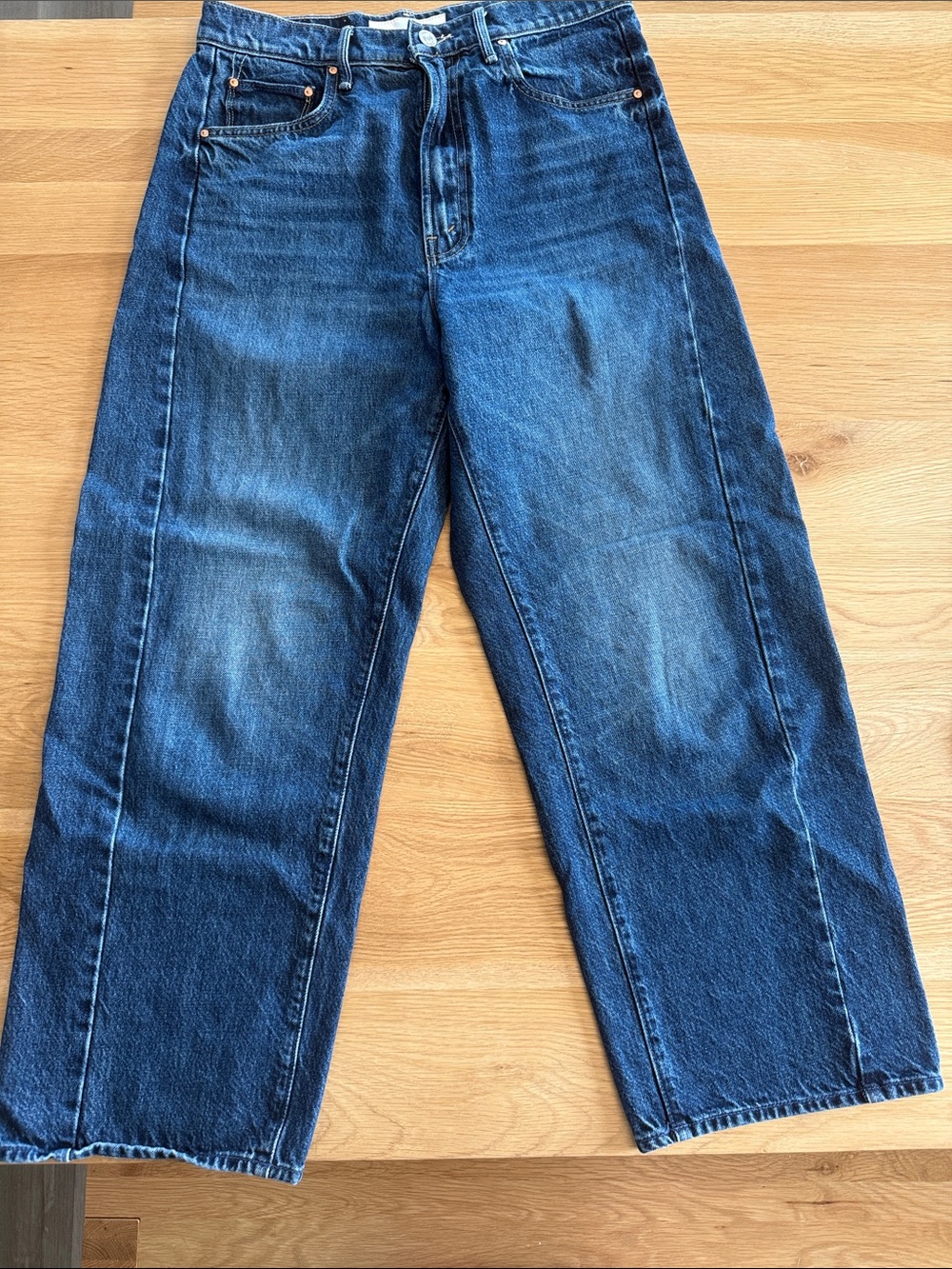 MOTHER Superior The Half-Pipe Ankle Jeans in Did You Bring Me Anything?